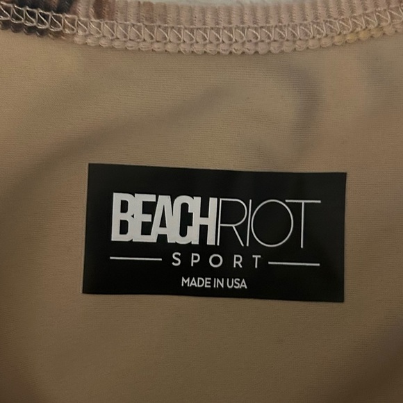 Beach Riot Anna Tank Taupe Tie Dye NWOT Size Medium - Picture 5 of 9